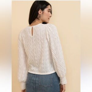 NWT | Ricki’s | Textured Long Sleeve Blouse